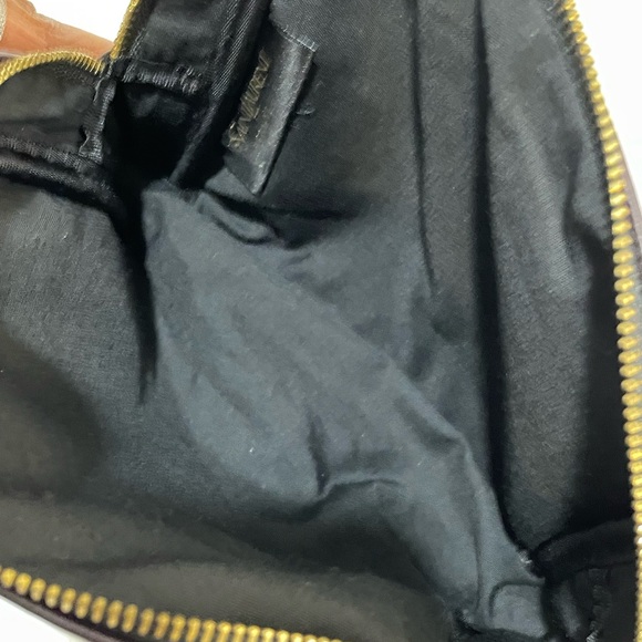 Yves Saint Laurent (YSL) Beaute Cosmetic Bag with Heart, Kiss & Star Studs - Picture 8 of 11